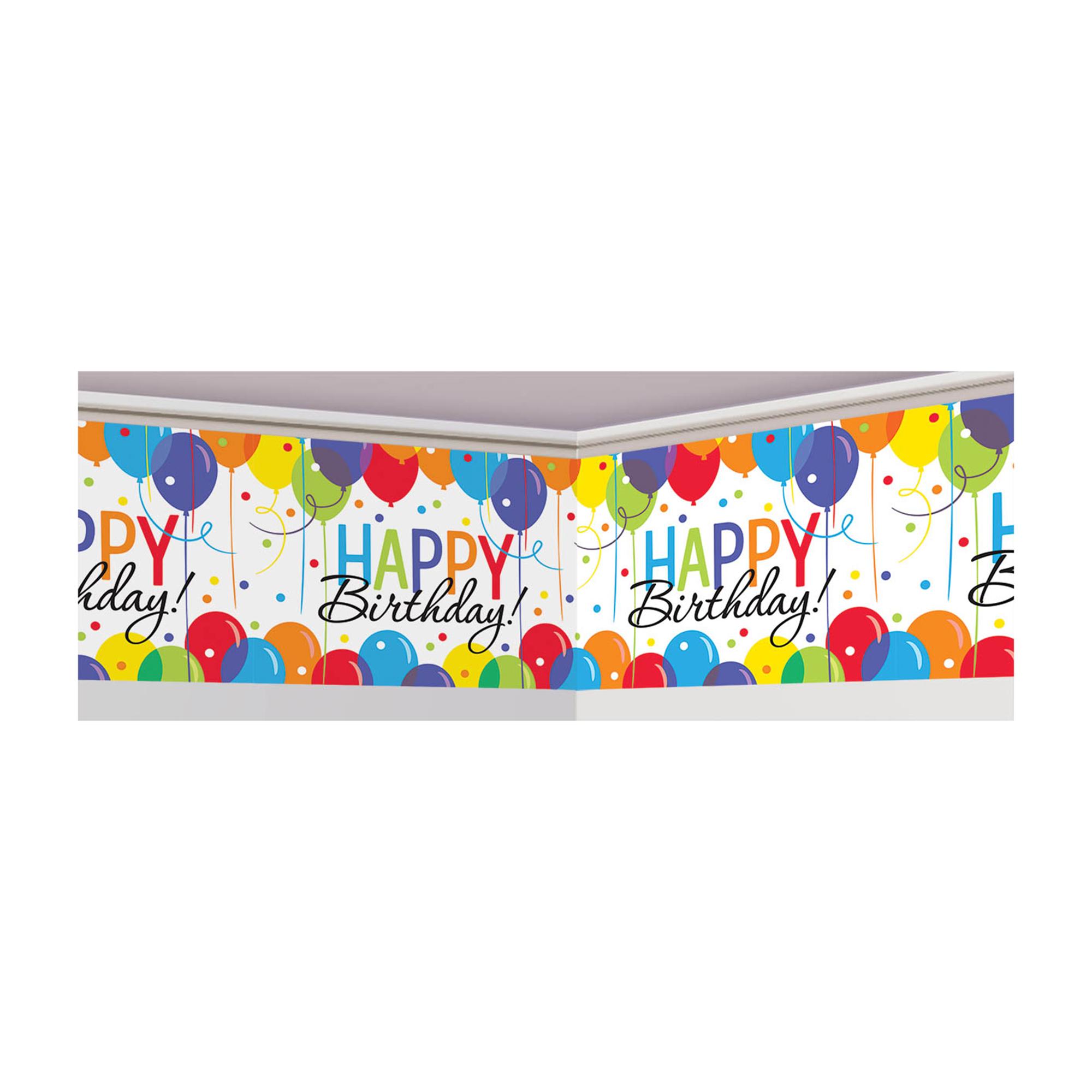 Balloon Bash Banner Roll- Plastic 18in x 40ft Decorations - Party Centre - Party Centre