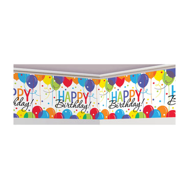 Balloon Bash Banner Roll- Plastic 18in x 40ft Decorations - Party Centre - Party Centre