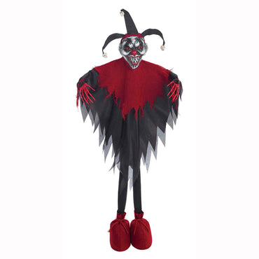 Scary Jester Standing Prop 36in Decorations - Party Centre - Party Centre