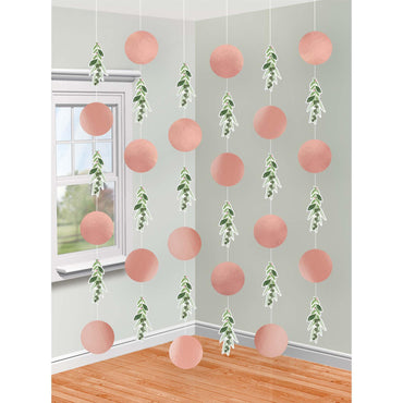 Love and Leaves String Decorations 6pcs 7ft Decorations - Party Centre - Party Centre