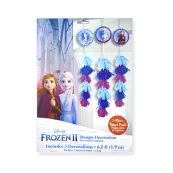 Frozen II Dangle Hanging Decorations 3pcs