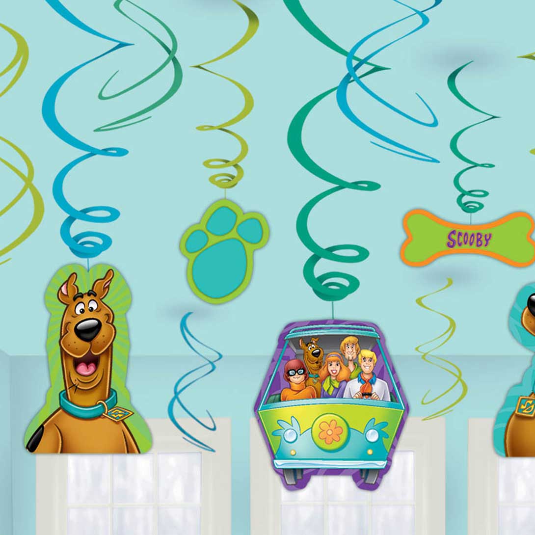 Scooby-Doo Swirl Value Pack 12pcs Decorations - Party Centre - Party Centre