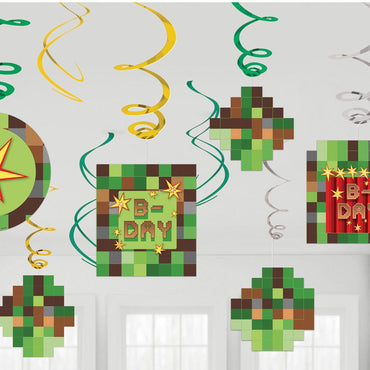 TNT Party! Swirl Decorations Foil Value Pack Decorations - Party Centre - Party Centre