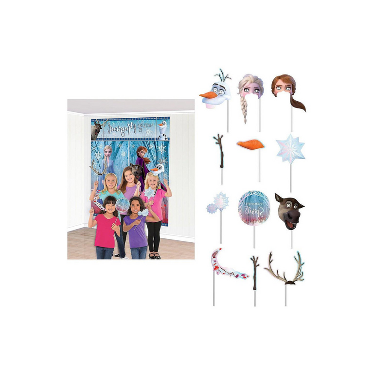 خلفية جاهزة بتصميم فروزن 2 مع دعائم