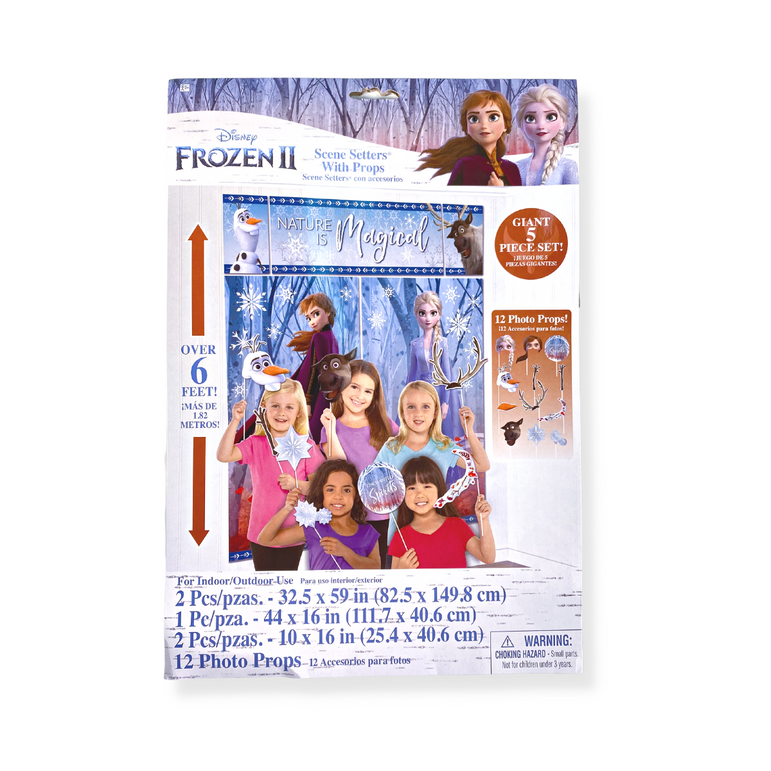 خلفية جاهزة بتصميم فروزن 2 مع دعائم