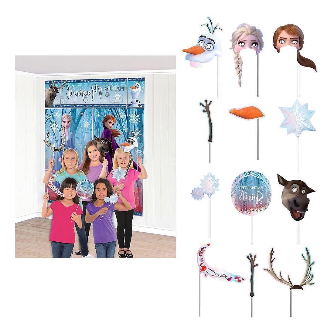 Frozen II Scene Setter With Props Decorations - Party Centre - Party Centre