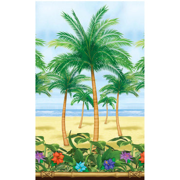 Palm Tree Room Roll 40ft x 48in Decorations - Party Centre - Party Centre