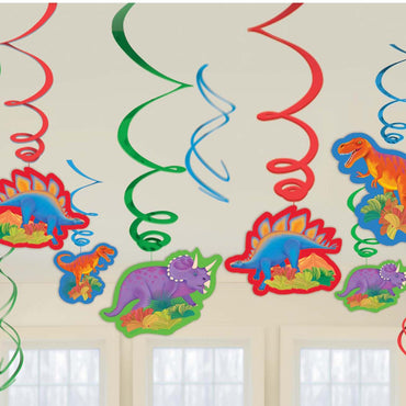 Prehistoric  Value Pack Swirl Decoration 12pcs Decorations - Party Centre - Party Centre
