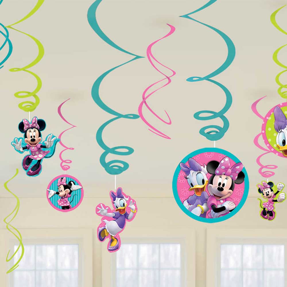 Minnie Mouse Value Pack Swirl Decoration Decorations - Party Centre - Party Centre