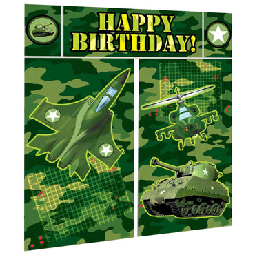 Camouflage Scene Setter 5pcs Decorations - Party Centre - Party Centre