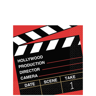 Director's Cut Beverage Tissues 36pcs Printed Tableware - Party Centre - Party Centre