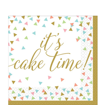 Confetti Fun Lunch Tissues 36pcs Printed Tableware - Party Centre - Party Centre