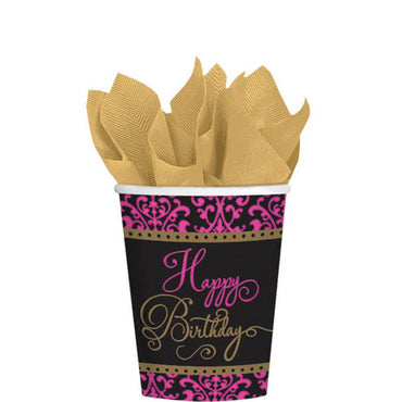 Fabulous Celebration Paper Cups 9oz, 18pcs Printed Tableware - Party Centre - Party Centre
