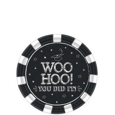 Hooray Grad Paper Plates 7in, 18pcs Printed Tableware - Party Centre - Party Centre