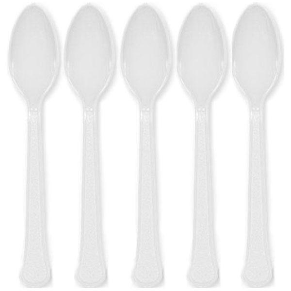 Frosty White Premium Spoon Solid Tableware - Party Centre - Party Centre