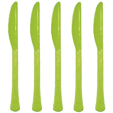 Kiwi Heavy Weight Plastic Knives 20pcs Solid Tableware - Party Centre - Party Centre