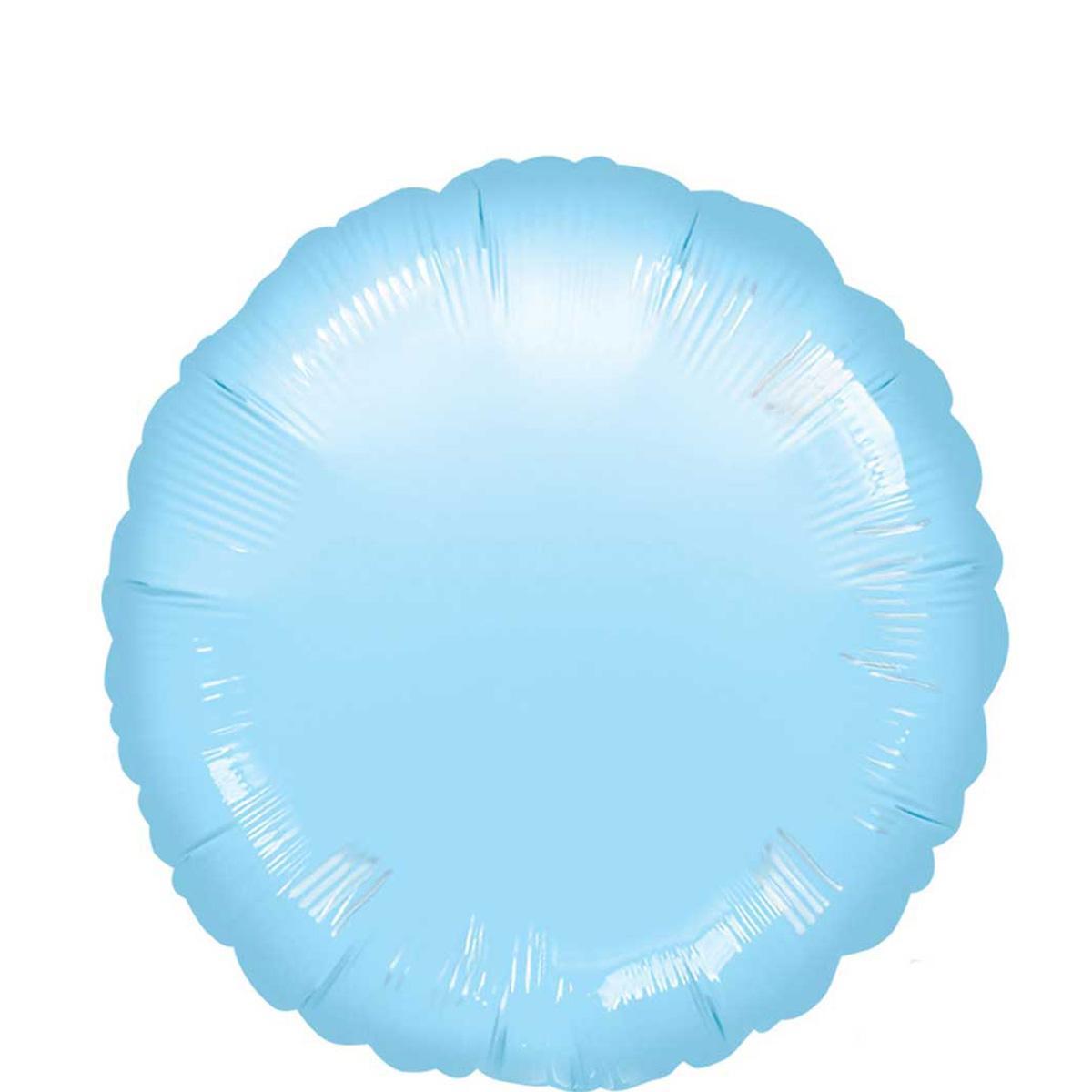Pastel Blue Round Foil Balloon 18in Balloons & Streamers - Party Centre - Party Centre
