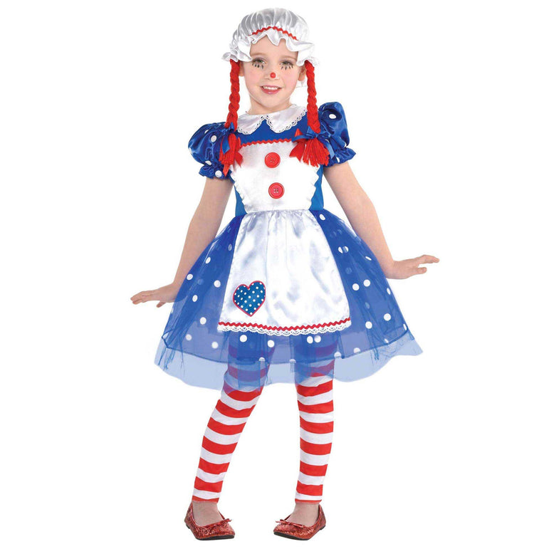 Toddler Rag Dolly Costume Costumes & Apparel - Party Centre