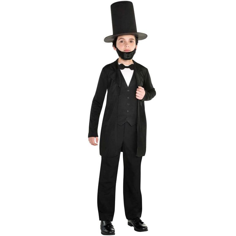 Child Abraham Lincoln Costume Costumes & Apparel - Party Centre