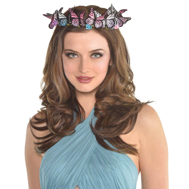 Adult Butterfly Fantasy Head Wreath Costumes & Apparel - Party Centre