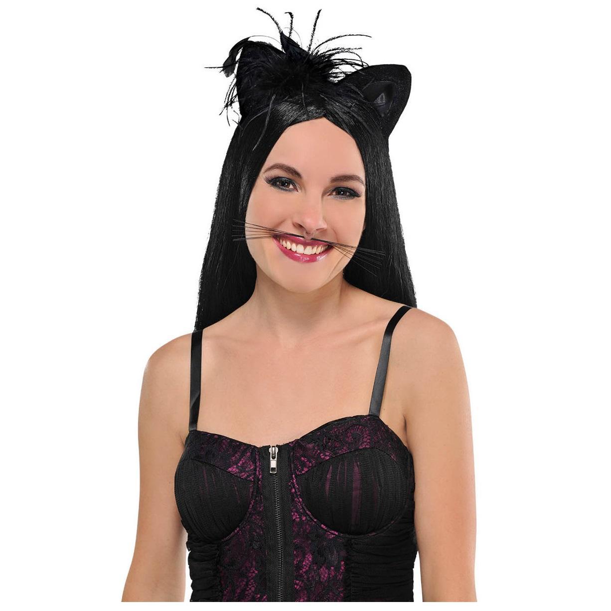 WHISKERS ANIMAL BLACK Costumes & Apparel - Party Centre - Party Centre