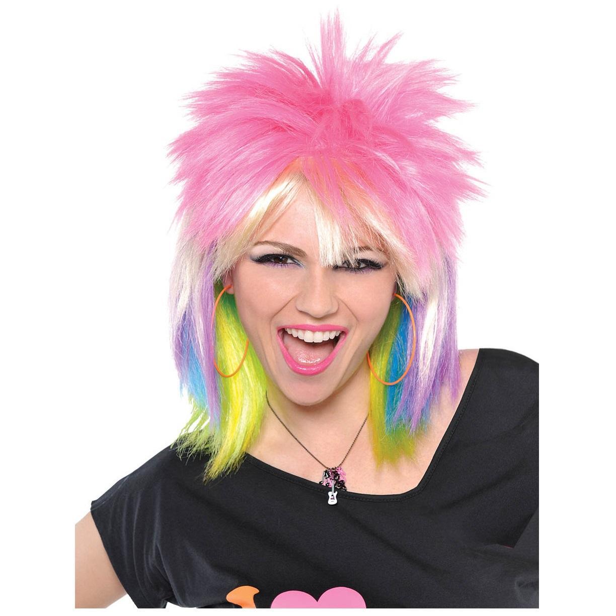 Punk Rock Chick Wig Costumes & Apparel - Party Centre - Party Centre