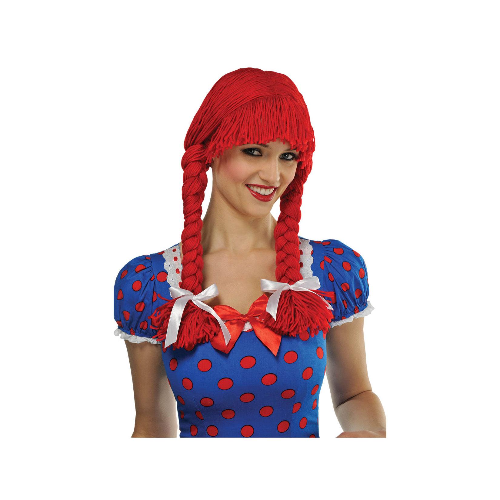 Rag Doll Braided Wig Costumes & Apparel - Party Centre - Party Centre