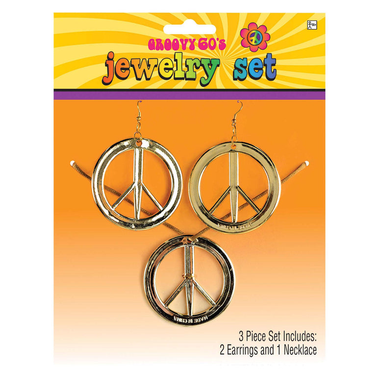 Peace Jewelry Set Costumes & Apparel - Party Centre