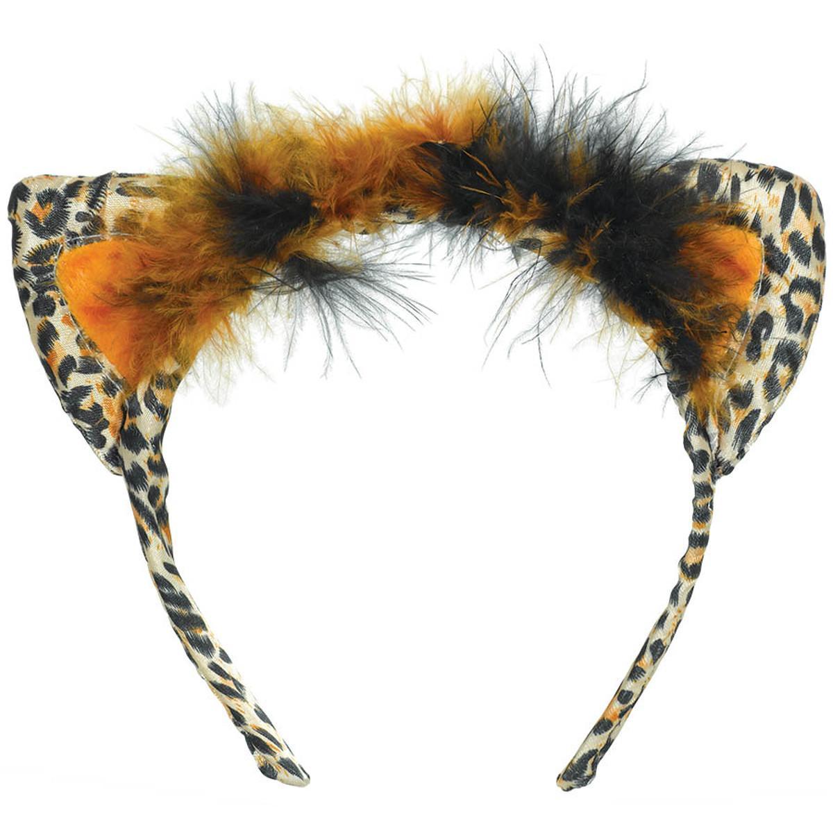Leopard Cat Ears Headband Costumes & Apparel - Party Centre - Party Centre