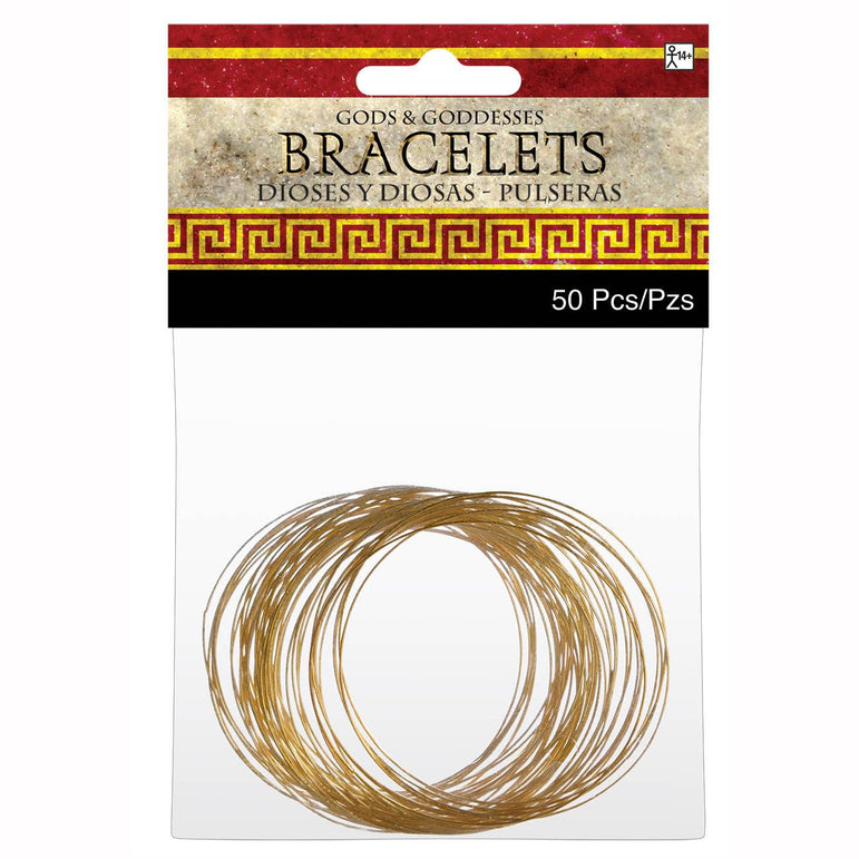 Gold Bangle Bracelet Costumes & Apparel - Party Centre