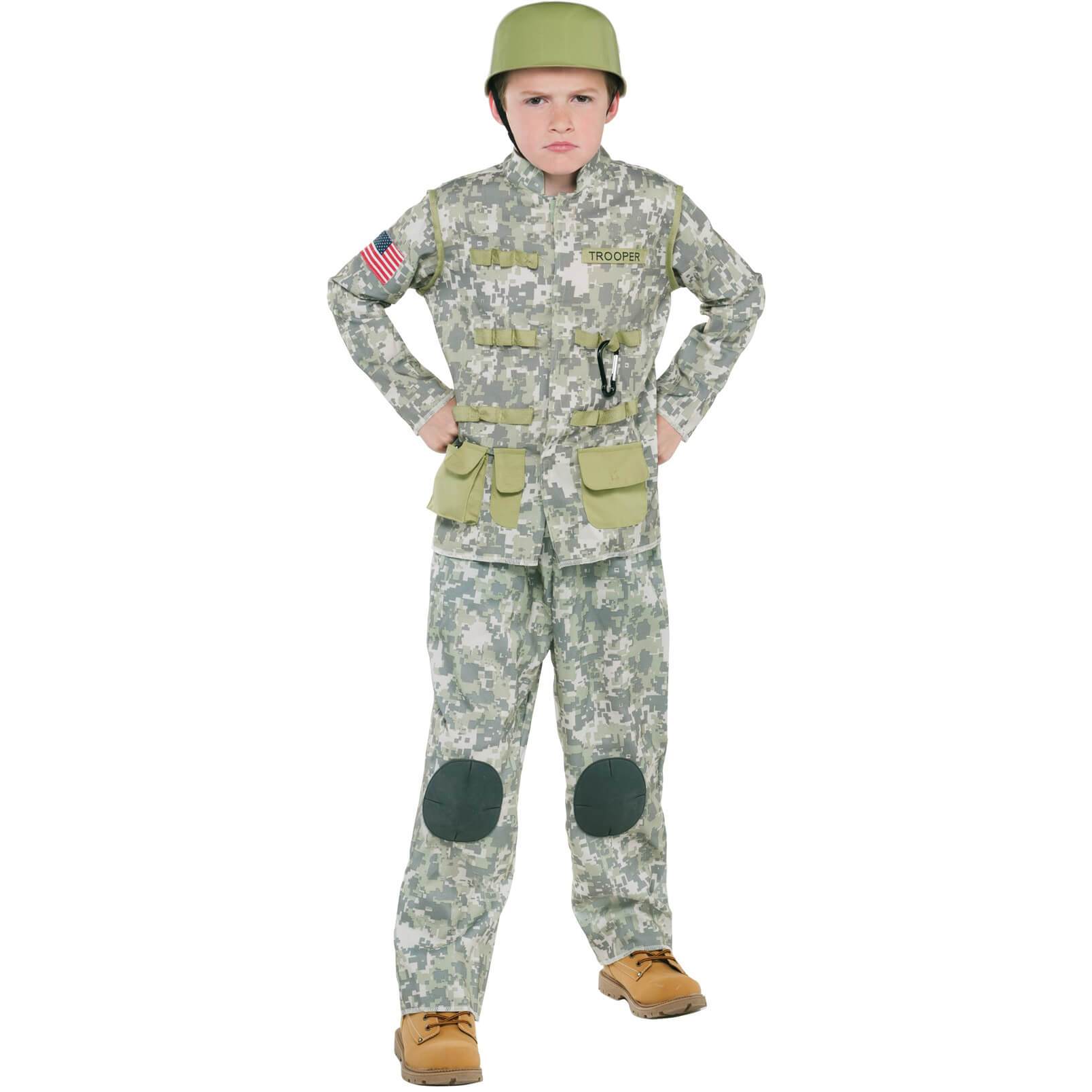 Child Combat Soldier Career Costume Costumes & Apparel - Party Centre - Party Centre