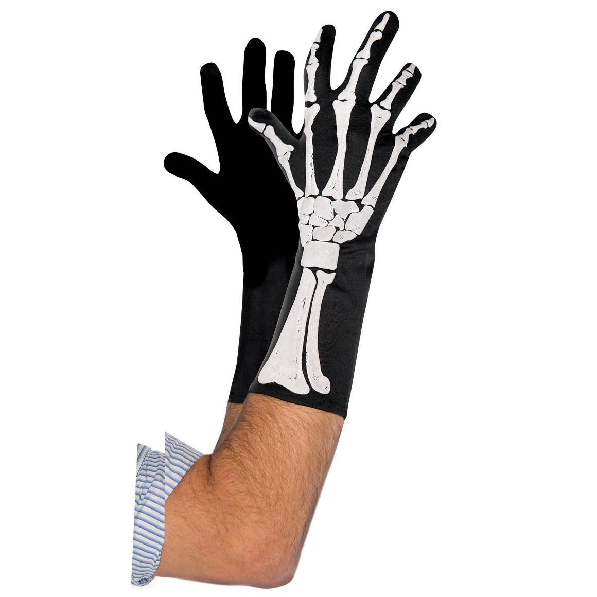 Skeleton 3-D Gloves- Men Costumes & Apparel - Party Centre - Party Centre