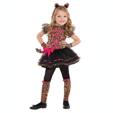 Child Precious Leopard Girl Animal Costume Costumes & Apparel - Party Centre - Party Centre