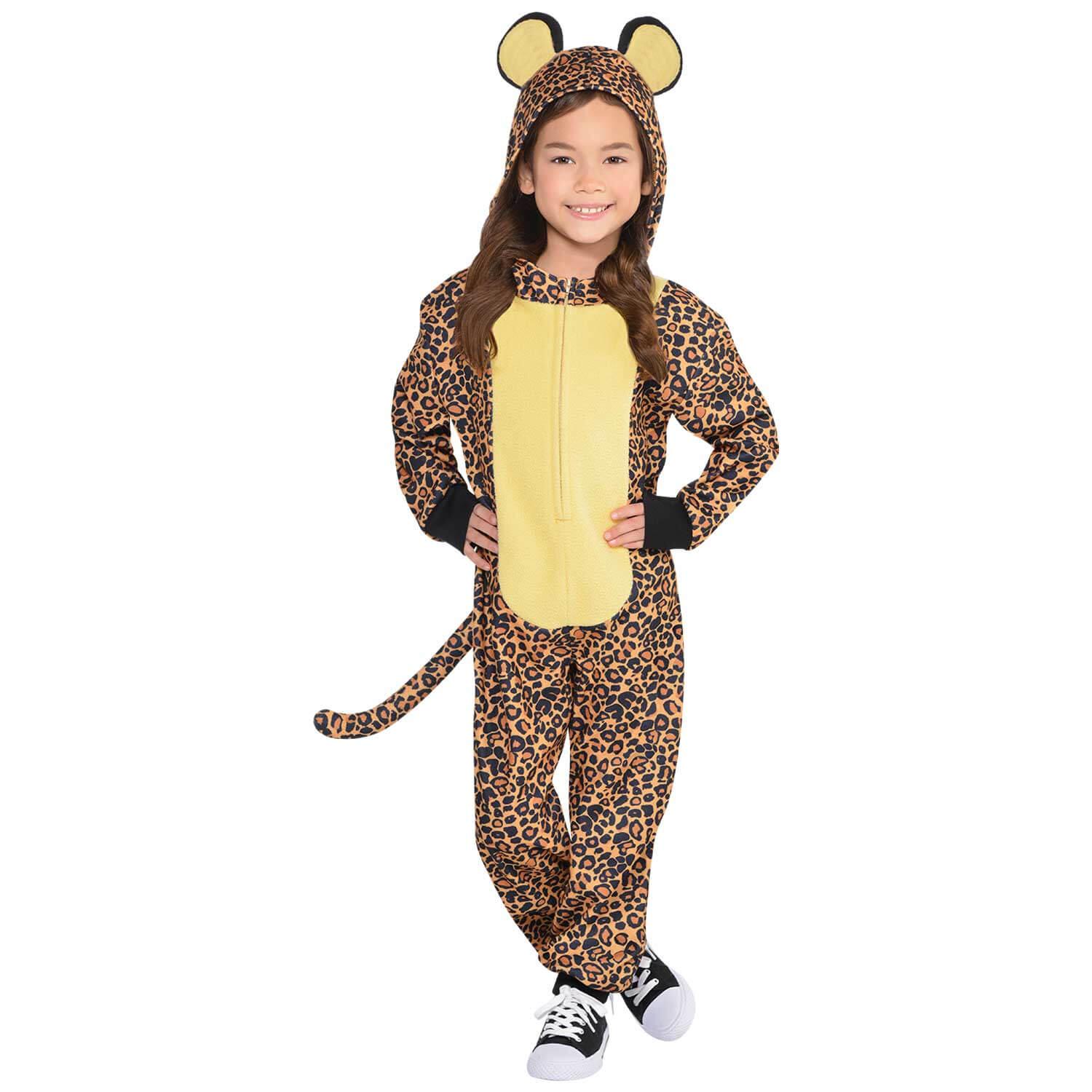 Child Leopard Zipster Costume Costumes & Apparel - Party Centre - Party Centre