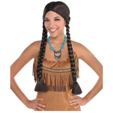 Western Braided Wig Costumes & Apparel - Party Centre - Party Centre