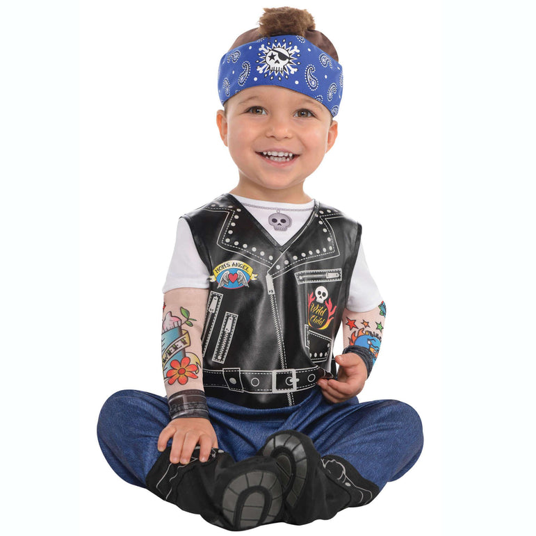 Infant Baby Biker Costume Costumes & Apparel - Party Centre