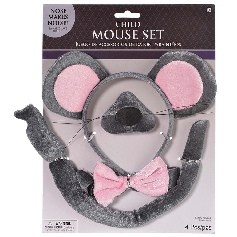 Child Mouse Accessory Kit With Sound Costumes & Apparel - Party Centre