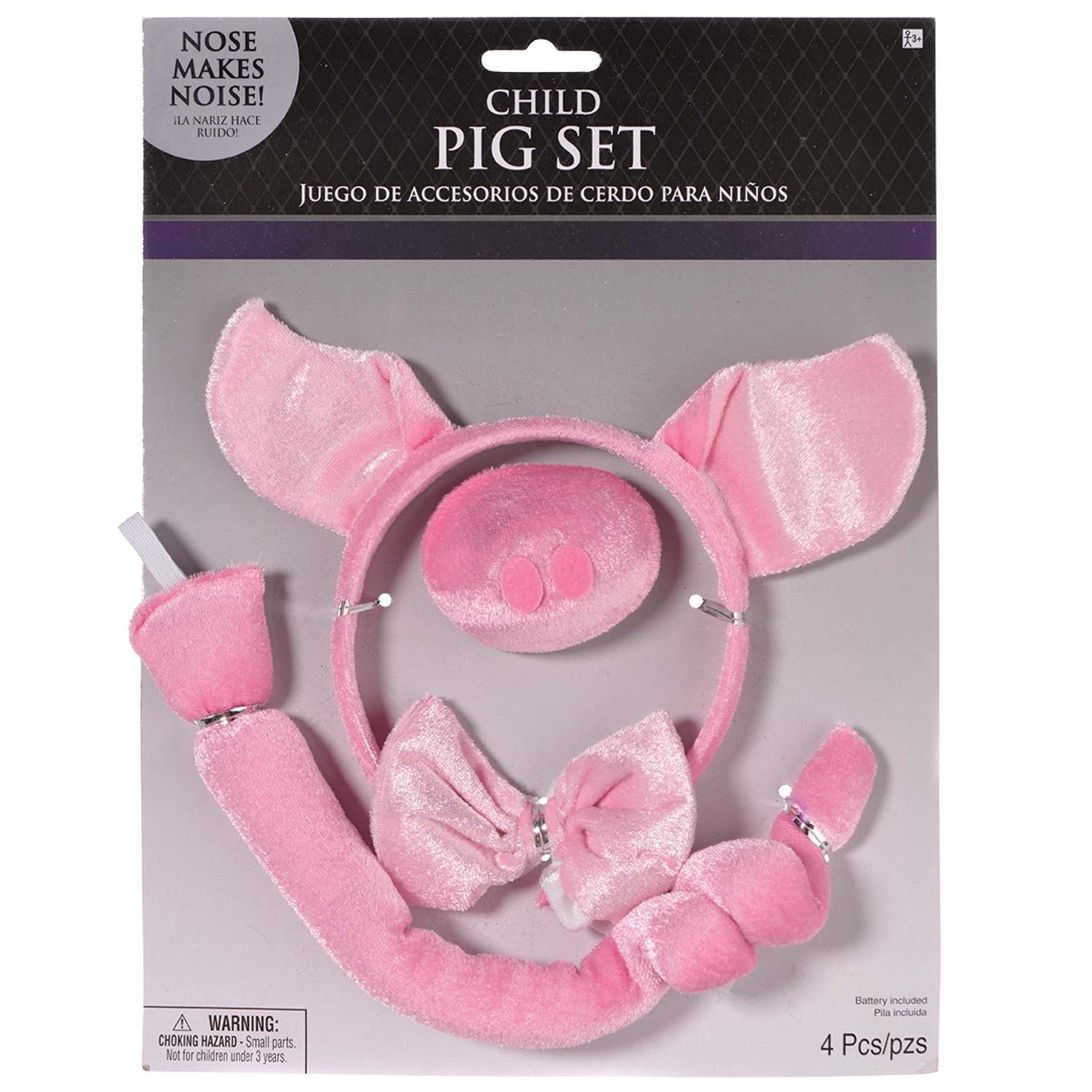 Child Pig Accessory Kit With Sound Costumes & Apparel - Party Centre - Party Centre