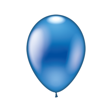Metallic Blue Balloons 12in, 100pcs Balloons & Streamers - Party Centre - Party Centre