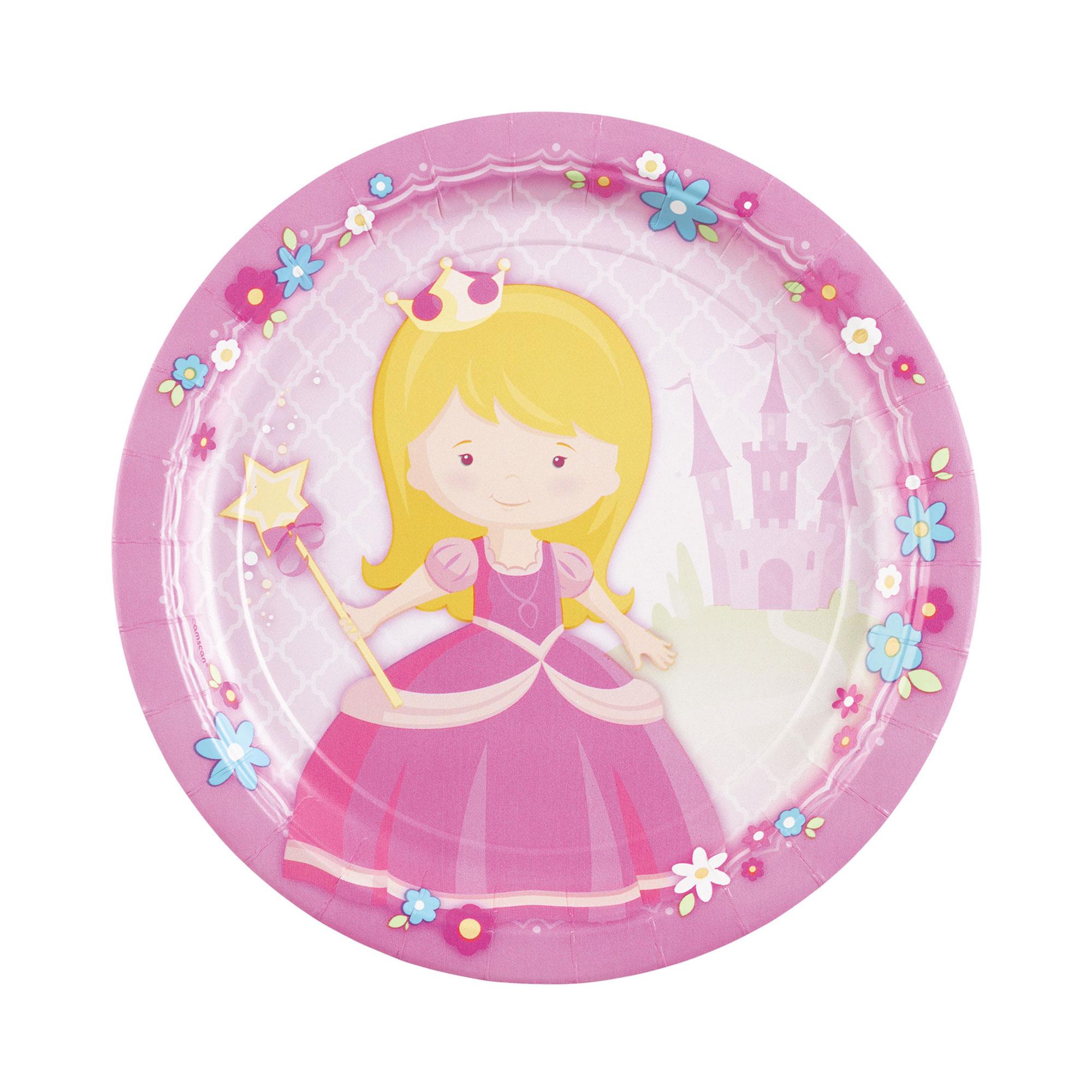 My Princess Paper Plates 9in, 8pcs Printed Tableware - Party Centre - Party Centre