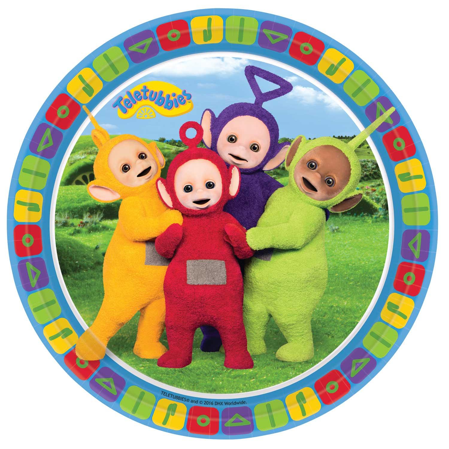 Teletubbies Paper Plates 9in, 8pcs Printed Tableware - Party Centre - Party Centre