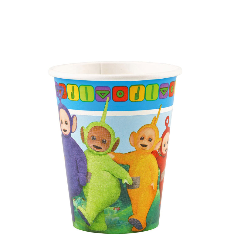 Teletubbies Paper Cups 9oz, 8pcs Printed Tableware - Party Centre