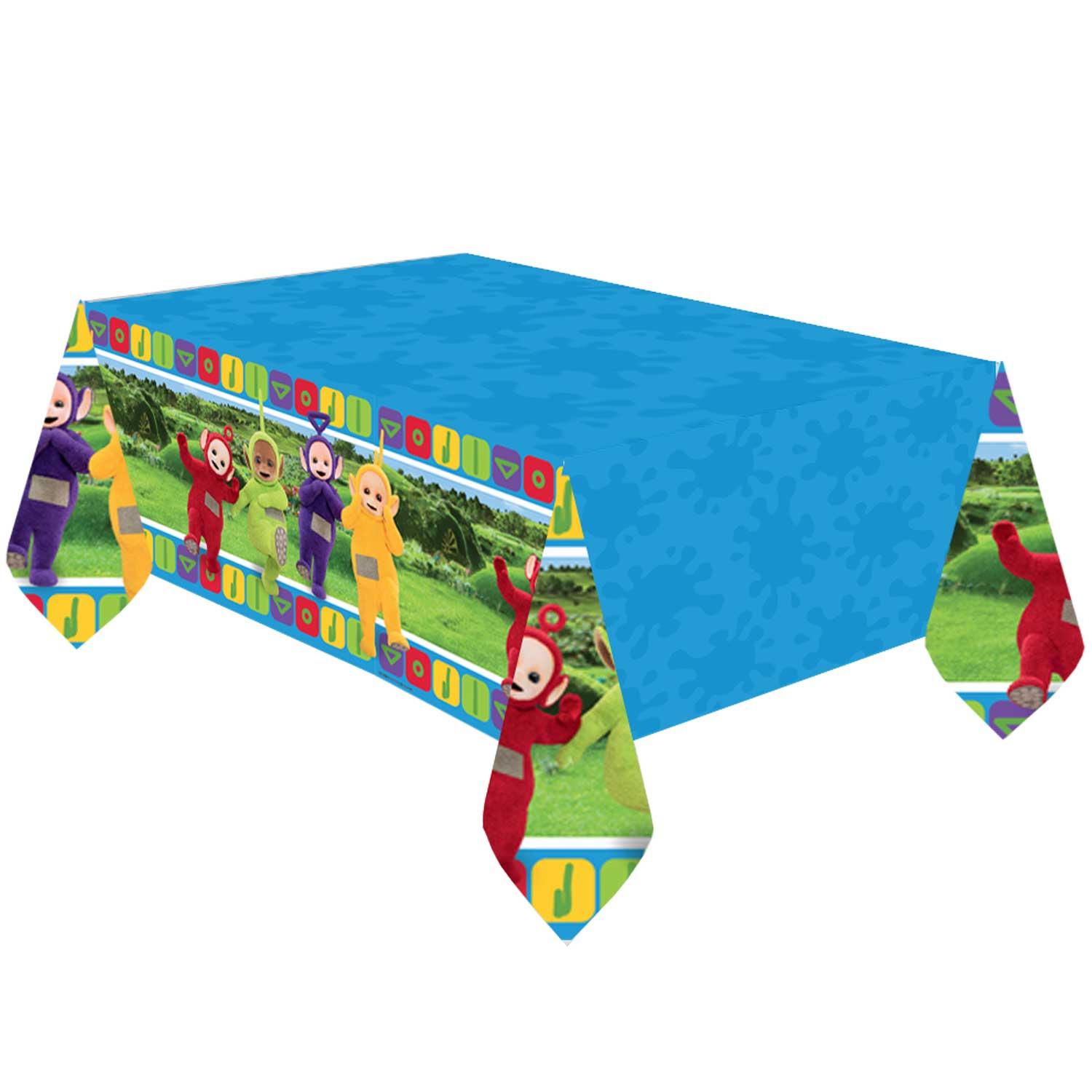 Teletubbies Plastic Tablecover 1.2 x 1.8m Printed Tableware - Party Centre - Party Centre