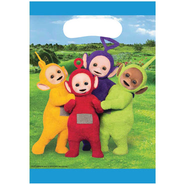 Teletubbies Plastic Loot Bags 8pcs Favours - Party Centre - Party Centre