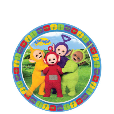 Teletubbies Paper Plates 7in, 8pcs - Party Centre