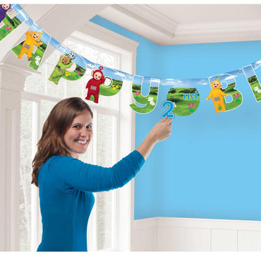 Teletubbies Add An Age Letter Banner Decorations - Party Centre - Party Centre