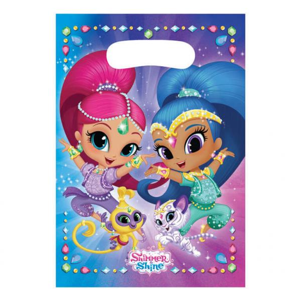 Shimmer and Shine Loot Bags 8pcs Favours - Party Centre - Party Centre