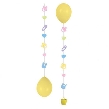 Balloon Tails "Baby" for 11in Balloons 3pcs Balloons & Streamers - Party Centre - Party Centre