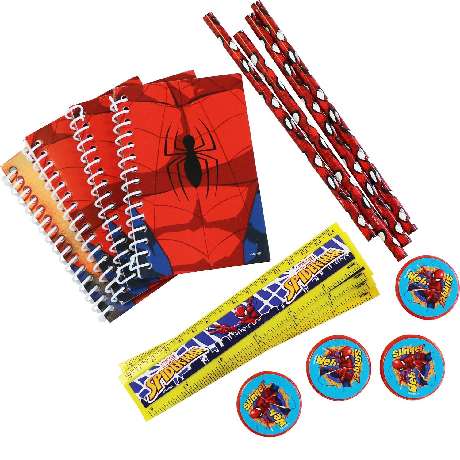 Spider-Man Stationery Pack 16pcs Party Favors - Party Centre - Party Centre