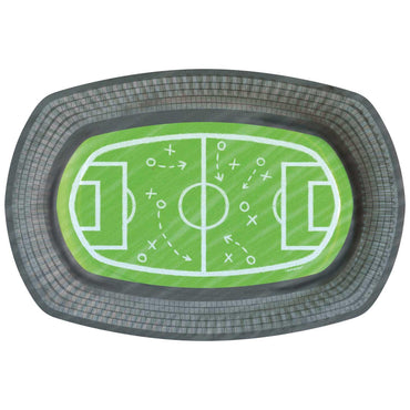 Kicker Party Paper Formshaped Plates 6pcs Solid Tableware - Party Centre - Party Centre